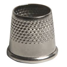 Open Top Thimble, Sterling Silver