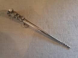 Hallmarked Silver Knitting Needle Sheath, Antique Dutch ...