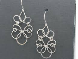 Elance Sterling silver chandelier earrings in - Made by hand ...