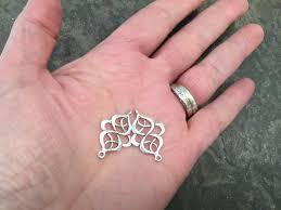Silver Filigree Quatrefoil Connectors for Jewelry Making ...