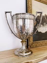 1898 Silver Plated English Football Trophy - Etsy