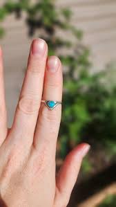 Sterling Silver Kingman Turquoise Ring | Navajo Turquoise ...