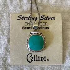 Cellini | Jewelry | Cellini Sterling Silver And Turquoise ...