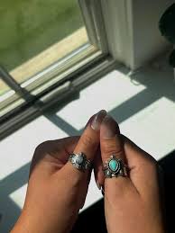 Turquoise Thunderbird Ring || Size 8 - Etsy