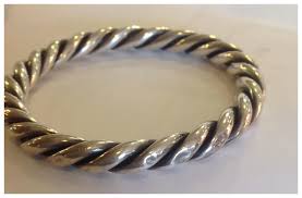 Victorian Rope Twist Bangle Sterling. For Sale at Ruby Lane
