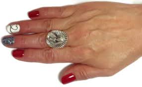 Virgin Mary (Virgen de Guadalupe) .925 Sterling Silver Ring ...