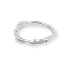 Organic Band Ring-Silver | Côté Caché | Wolf & Badger
