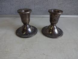 Vintage Pair Duchin Creations Sterling Silver Candle Holders Weighted | eBay