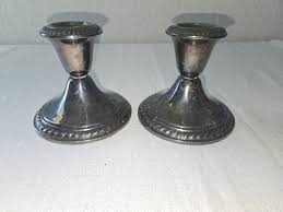 Pair of Vintage Gorham Silver Plated Strasbourg 4" Candle Holders YC 1741 | eBay