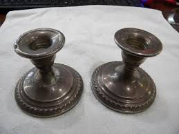 Lot - La Pierre Sterling Silver Candle Holders