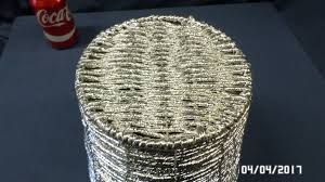 966D Shiny Silver Covered Jute Pot/Planter Basket HOLDS 8" ACROSS POT Lined | eBay