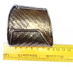 Natural Rose Cut Polki Diamond 925 Sterling Silver Emerald Antique Cuff Bracelet | eBay