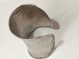 Beautiful Vintage Finely Woven Sterling Silver 925 Ladies Cuff Bracelet | eBay
