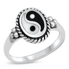 Sterling Silver Yin Yang Ring – Shrum & Cooper