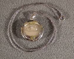 Vintage Sterling Silver Round Fancy Etched Enameled Hinged Victorian Style Locket Pendant Charm Necklace Chain **RL - Etsy