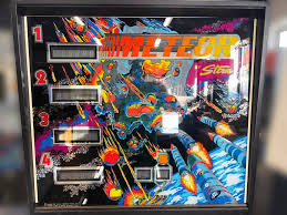 Sold at Auction: 1979 STERN METEOR PINBALL MACHINE