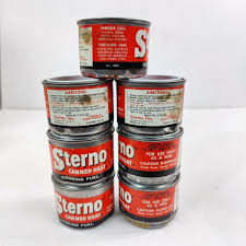 Vintage Sterno "Canned Heat" Cooking Fuel Metal Tin Can No ...