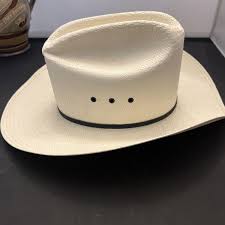 Stetson Sheplers Western Cowboy Hat 6 7/8 Straw | eBay