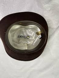 Bailey Of Hollywood Crown Brown Wool Fur Fedora Hat 6 7/8 | eBay