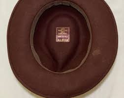 Vintage Italian 100% Wool Laine Ox Blood Color Fedora Size 57 (italy) - Etsy