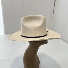 Men's Straw Coyote Cowboy Hat Made In The USA Size 7 | eBay