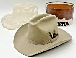 RESISTOL XXX BEAVER SELF CONFORMING COWBOY HAT 7-1/8 SIZE ...