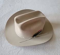 Vintage Stetson 4 XXXX Rancher Cowboy Hat Tan Sz. 7 with JBS ...