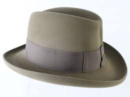 Dobbs Mens Brown Felt & Band Homburg Dress Hat MULTIPLE ...
