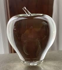 Signed - B. Pierce Apple - 2” Diameter 2.5” Tall Beautiful ...