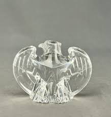 Steuben Art Glass EAGLE 3 1/2"Figurine #8496 by Loyd Atkins ...