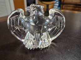 Steuben Glass Eagle Paperweight Patriotic Figurine Statue ...
