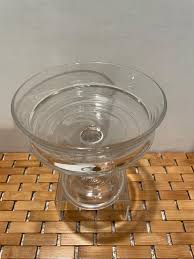 Vintage Clear Heisey Plain Sawtooth Band Centerpiece ...