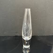 Steuben Signed Bubble Base Teardrop Bud Vase designed ...