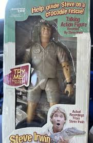 Steve Irwin Talking Action Figure Doll Wildlife Adventure Crocodile Hunter New | eBay Australia