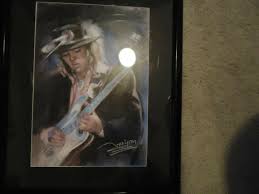 Lot of 2 STEVIE RAY VAUGHAN JOHN LENNON Signed HAIYAN Art Artwork | #3191390709