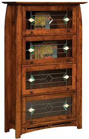 Coronado Barrister Bookcase With Glass - Countryside Amish ...
