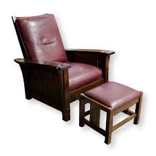Stickley 'Morris' Chair w/Ottoman – Upscale Consignment