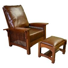 Buy Craftsman / Mission Morris Arm Chair and Ottoman Set ...