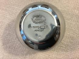 Kirk Stieff Pewter Jefferson Cups-engraved Crest-set of Four ...