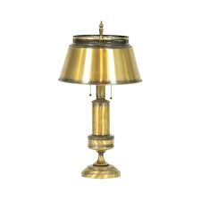 Burnished Brass Column Table Lamp | Grandview Mercantile