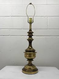 Mid-Century Modern Solid Brass Table Lamp Manner of Stiffel ...