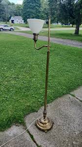 Vintage brass standing floor lamp | eBay