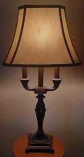 Vintage Dale Tiffany Baroque Candelabra Torchere Metal Table ...