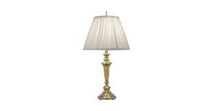 29"H Burnished Brass Signature by Stiffel Table Lamp, 3-Way ...
