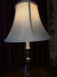 vintage brass candlestick table lamp Hobnail Design No Shade | eBay