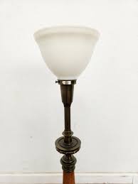 Vintage Stiffel Torchiere Table Lamp | Chairish