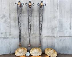 Spanish Old World Traditional Iron Tall Wall Lighting Sconce ...