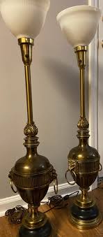 Vintage Stiffel Torchiere W Lion Head Handles Acanthus Classic Motifs Very Heavy Brass. Shipping Costs Will Vary. - Etsy