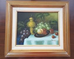 Buy Vintage P. Henry Oil Painting on Canvas Signed and ...