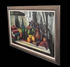 Unknown - "Livres, Boutielle Et Fruits", circa 1900 For Sale ...